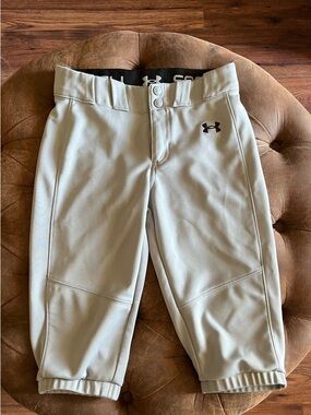 Under Armour gray softball pants